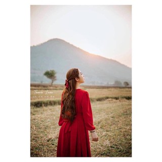 set váy kèm nơ
