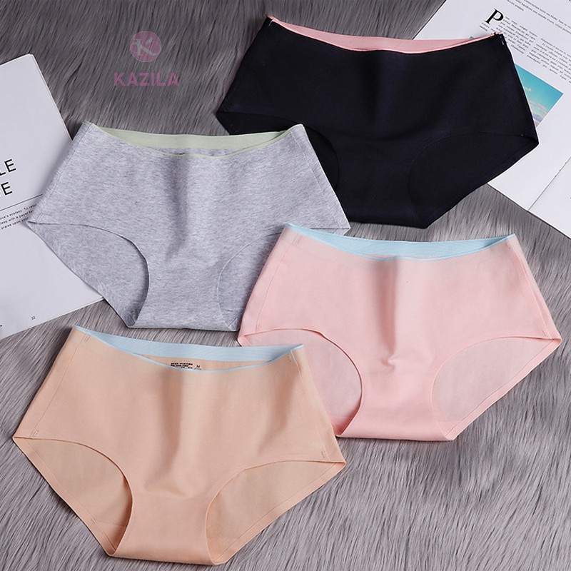 Quần lót nữ cotton cao cấp cạp ép, quần lót không viền may ôm hông nâng mông kazila QLH28 | BigBuy360 - bigbuy360.vn