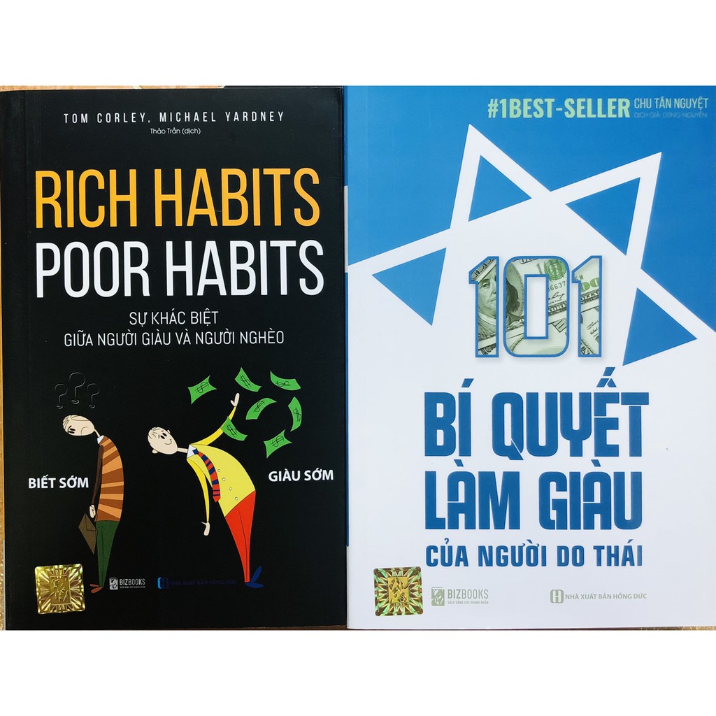 Sách - Combo Rich Habits Poor Habits: Sự Khác Biệt Giữa Người Giàu Và Người Nghèo +