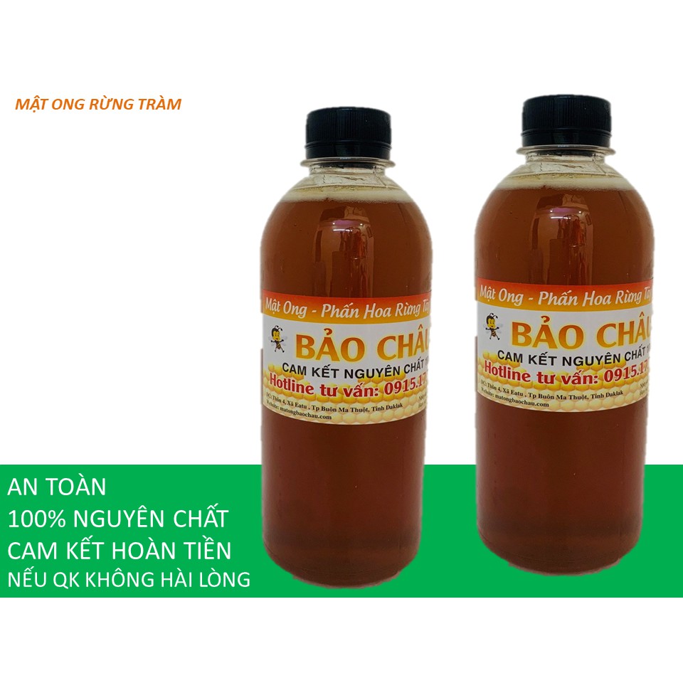 [TRỢ GIÁ] Mật ong rừng nguyên chất - cam kết nguyên chất 100% -  (2 LÍT = 2000ml)