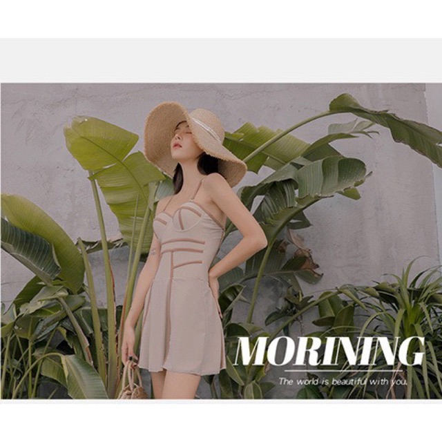 Bộ bơi kín đáo dáng dài quần váy