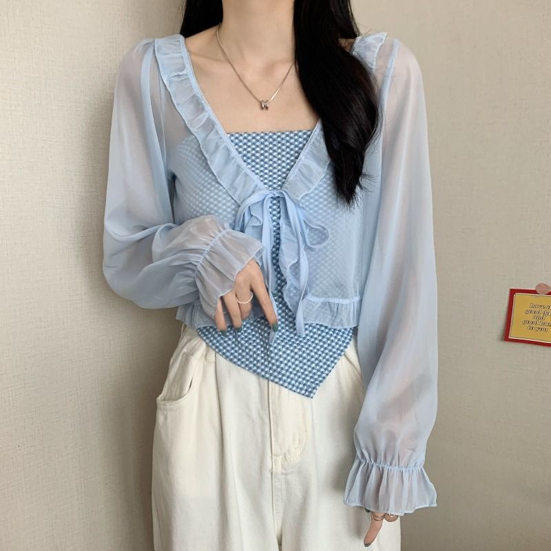 Áo Khoác Voan Mỏng Chống Nắng Thời Trang Mùa Hè Dành Cho Nữ