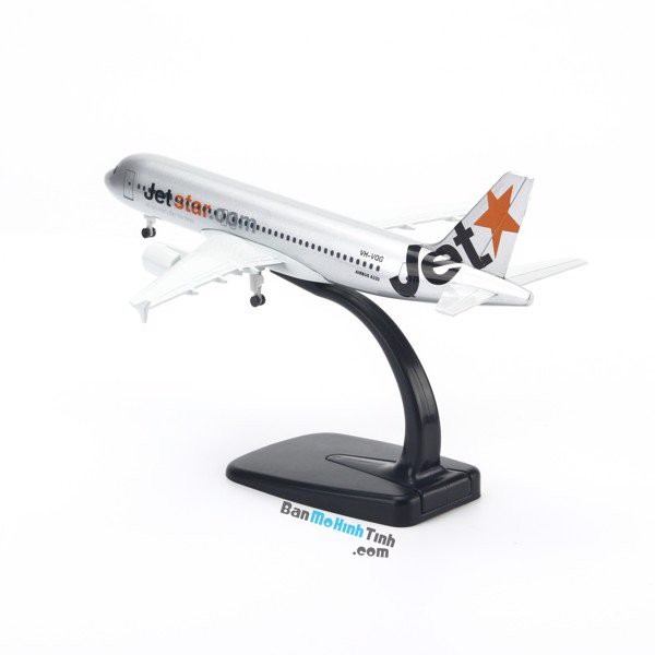 Mô hình máy bay Jetstar Airways Airbus A320 20cm Everfly