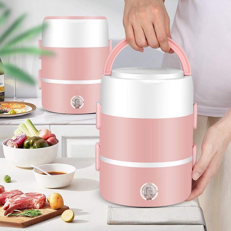 Hộp cơm cắm điện ⚡️𝐅𝐑𝐄𝐄 𝐒𝐇𝐈𝐏⚡️ Hộp cơm giữ nhiệt cắm điện lõi inox hâm nóng thức ăn nhanh | BigBuy360 - bigbuy360.vn