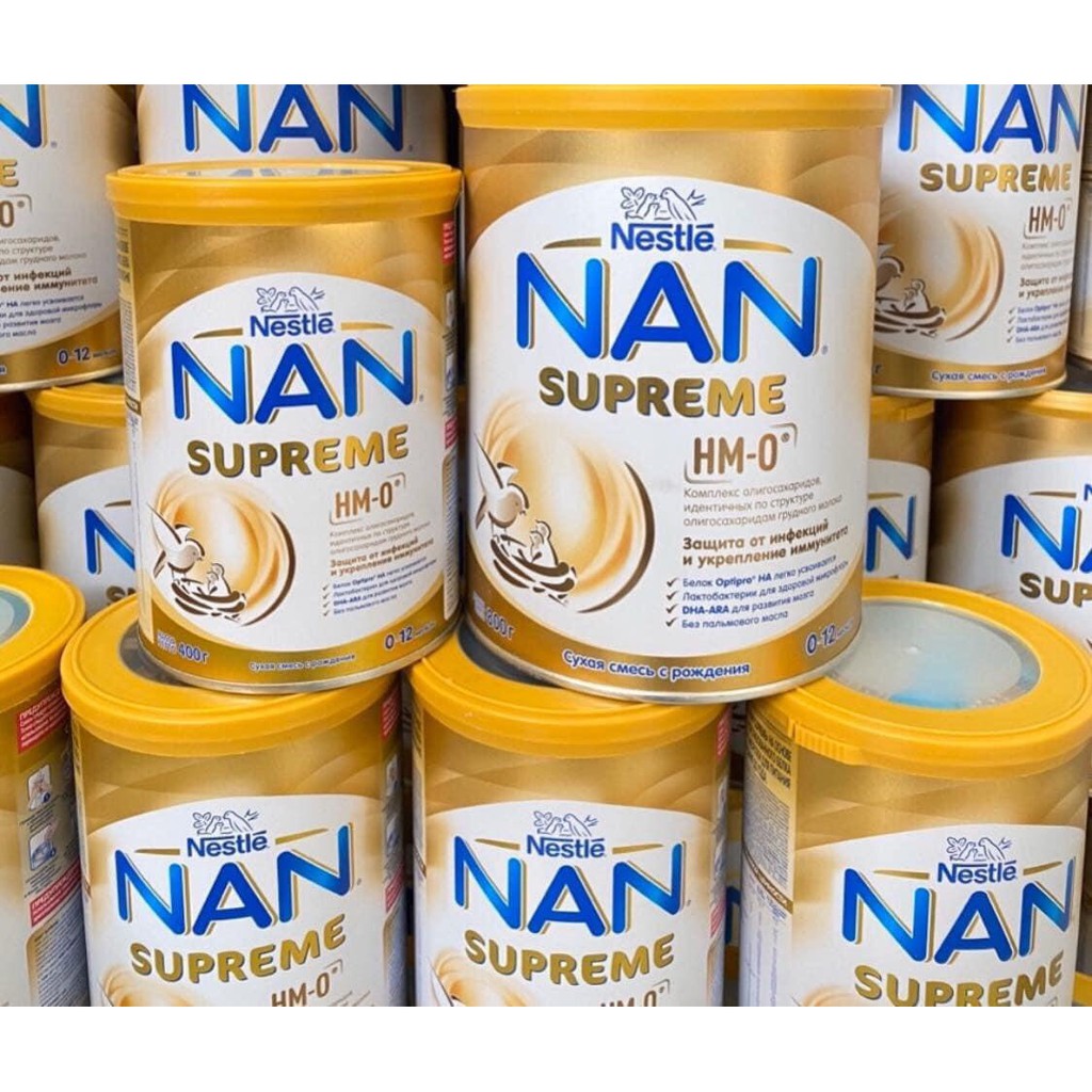 Sữa Nan HMO Supreme Nga 400gr và 800gr