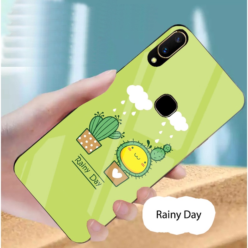 Ốp Vivo Y91, Y91c, Y91i,Y1S,Y93 mặt kính gương bóng