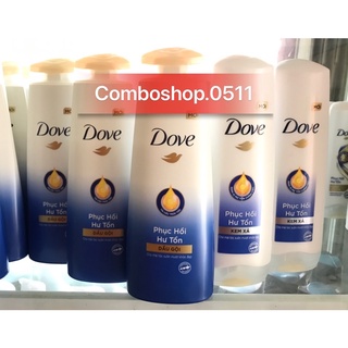 Dầu gội dove phục hồi hư tổn 325g - dầu xả dove 335g