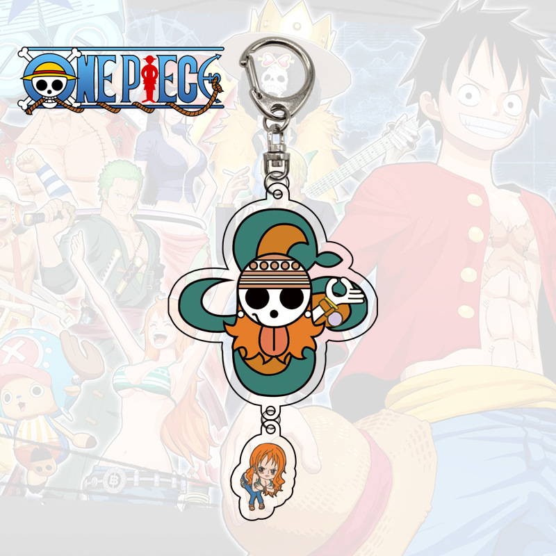 Móc khóa nhân vật hoạt hình One Piece dễ thương chất lượng cao