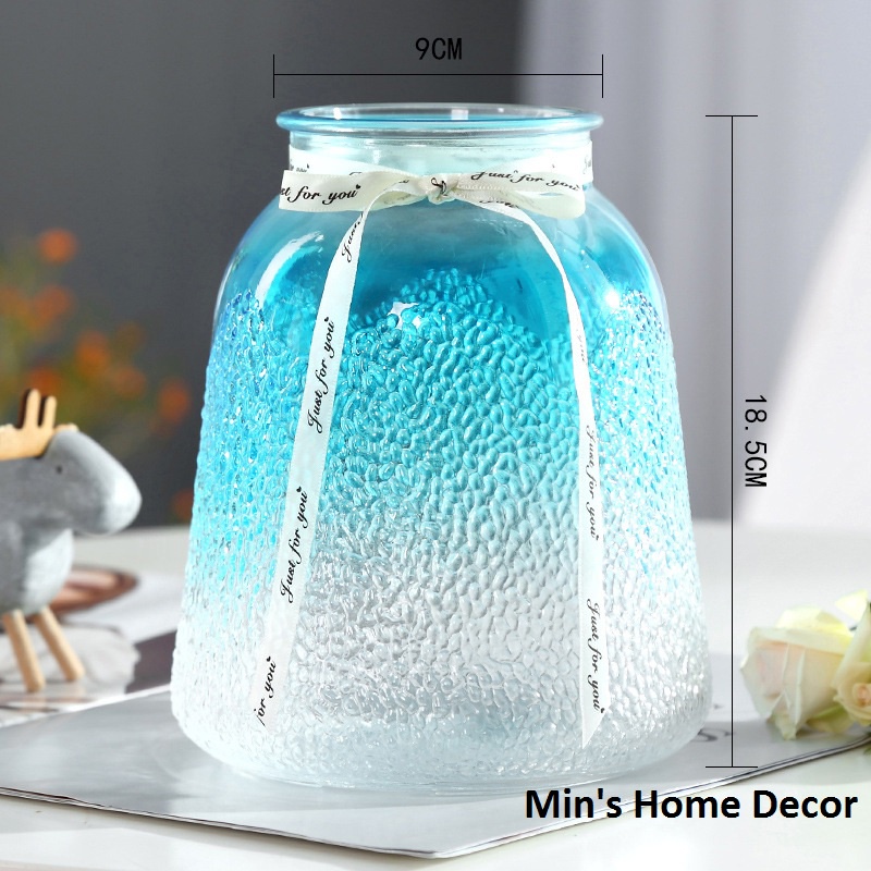 Bình cắm hoa thủy tinh, Lọ hoa thủy tinh cao cấp phong cách Băc Âu