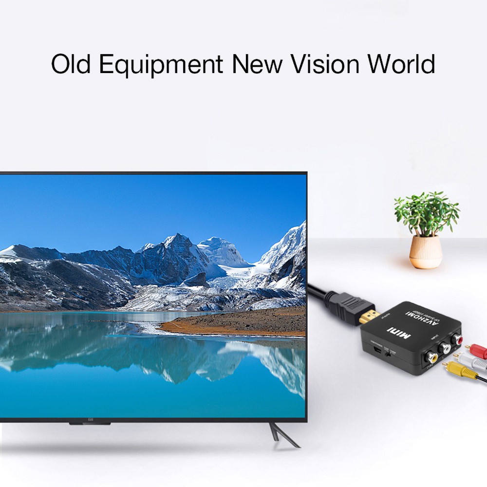 Hộp Chuyển Đổi AV Sang HDMI 1080P AV Sang HDMI Video AV2HDMI