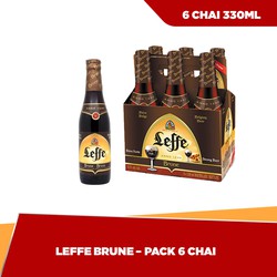 Combo Leffe Blonde lốc 6 chai 330ml và Leffe Brunde 6 chai 330ml