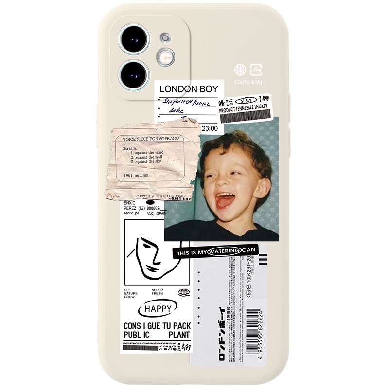 Ốp lưng JURSUE viền vuông cặp đôi dễ thương đẹp cho iPhone 13 12 11 Pro Max SE 2020 X XR XS ip 8 7 6 6S Plus kute XY1318