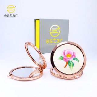[QUÀ TẶNG SINH NHẬT NGƯỜI YÊU]Gương Thêu Tay, Gương Trang Điểm Mini - Tặng kèm Bộ Thiệp Giấy Xoắn Cực Đẹp Trị Giá 50K