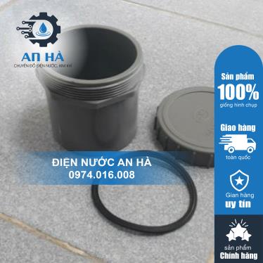 Bít xả ren ngoài  phi 60,90, 114,140 Bình Minh- Hàng chính hãng