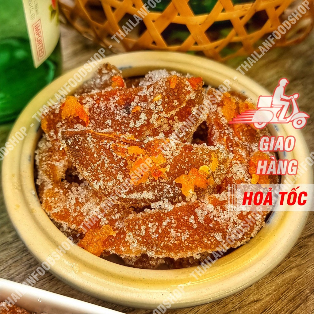 Mứt Cóc Cay Chẻ Lát Lon 500gr
