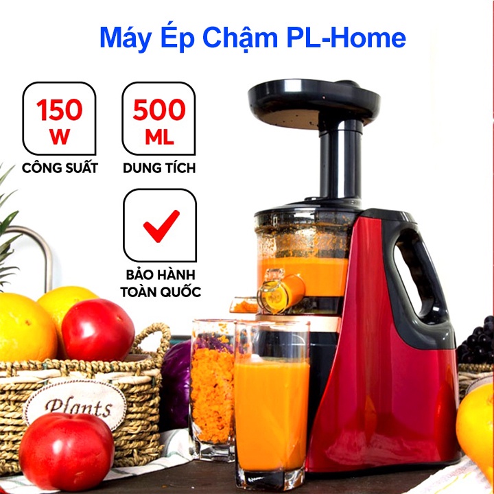 Máy Ép Chậm Hoa Quả, Trái Cây Công Nghiệp, Ép Các Loại Rau Củ Quả - Máy Ép Chậm Hoa Quả Vắt Kiệt Đến 95%