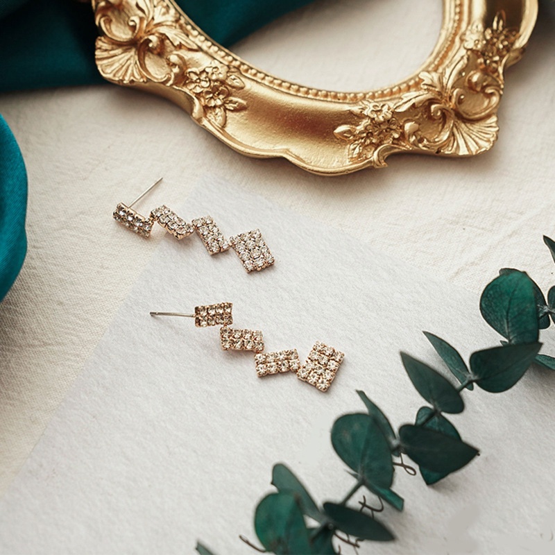 Khung Ảnh Trang Trí Móng Tay Nghệ Thuật Màu Vàng Đồng Phong Cách Retro