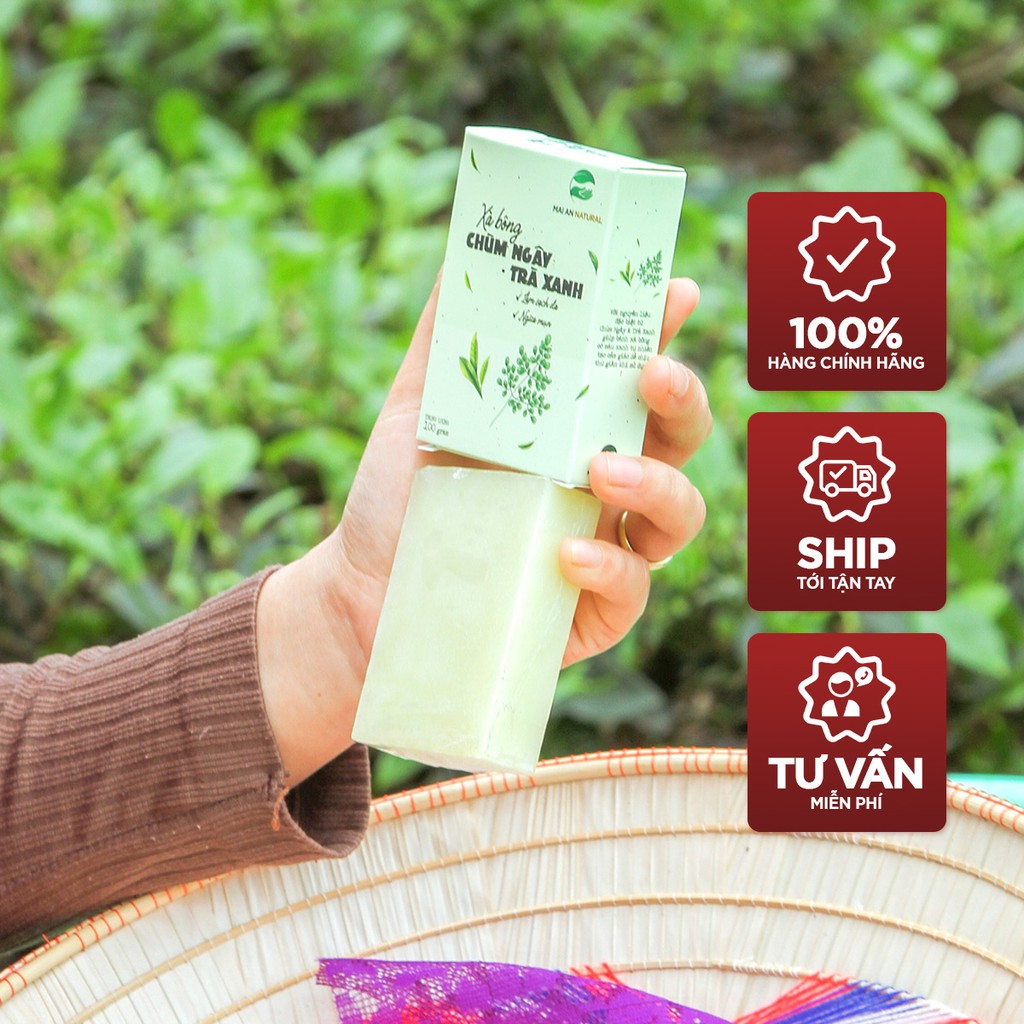 Xà Bông Trà Xanh Chùm Ngây - Sạch da - Dưỡng Da | BigBuy360 - bigbuy360.vn