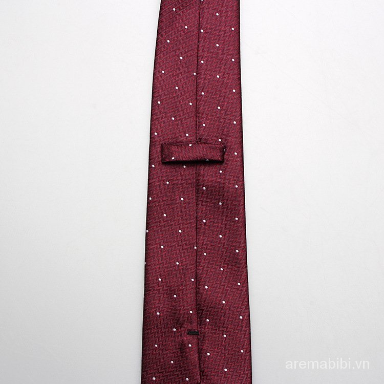 Cà vạt 8cm màu đỏ thời trang công sở lịch lãm cho nam giới