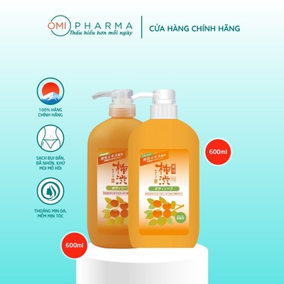 Combo Sữa Tắm Và Dầu Gội Xả Chiết Xuất Quả Hồng Nhật Bản
