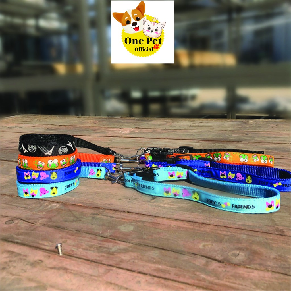 Yếm dắt chó, Dây dắt Chó dạng yếm nhỏ bản 1cm phù hợp với Chó Mèo dưới 6kg - One Pet Shop