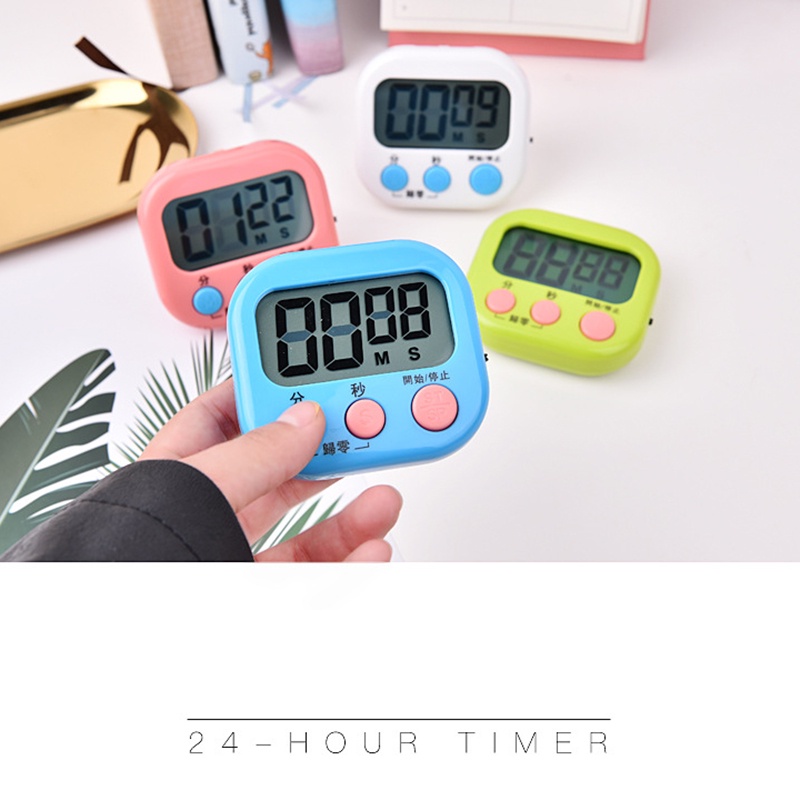 Đồng hồ đếm ngược kỹ thuật số màn hình LCD dùng cho nhà bếp