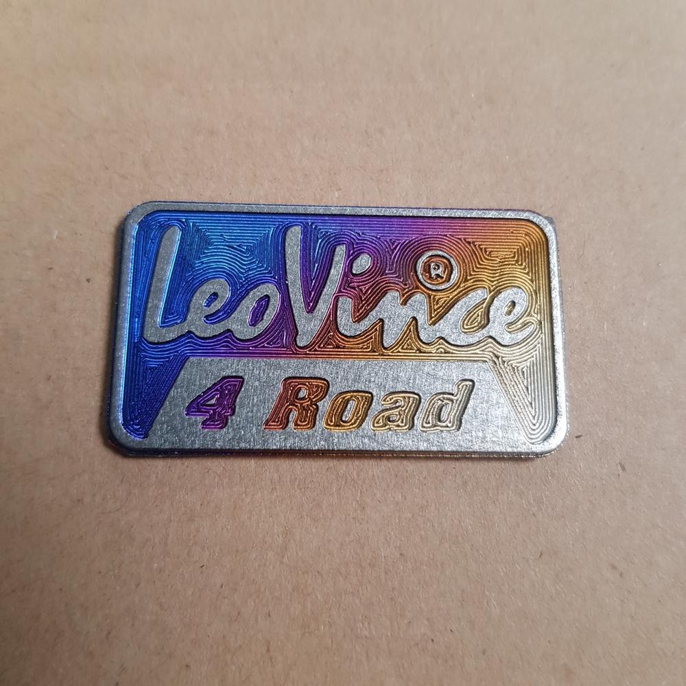 [GIÁ GỐC]  TEM DÁN TRANG TRÍ XE MÁY HÌNH LEOVINCE 4 ROAD SIZE LỚN NHỎ TITAN ĐỘC ĐÁO TRANG TRÍ XE MÁY