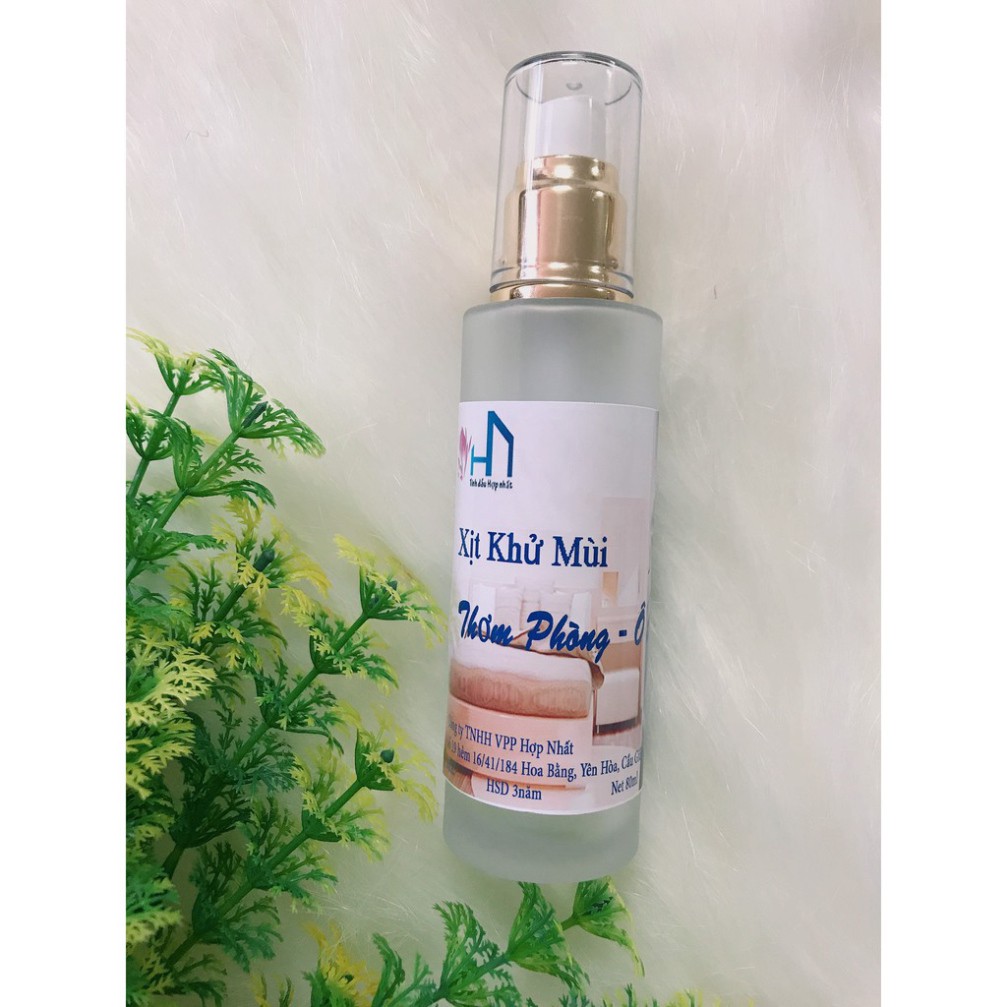 Tinh dầu xịt phòng , xe hơi hương Sả Chanh lọ 80ml mờ