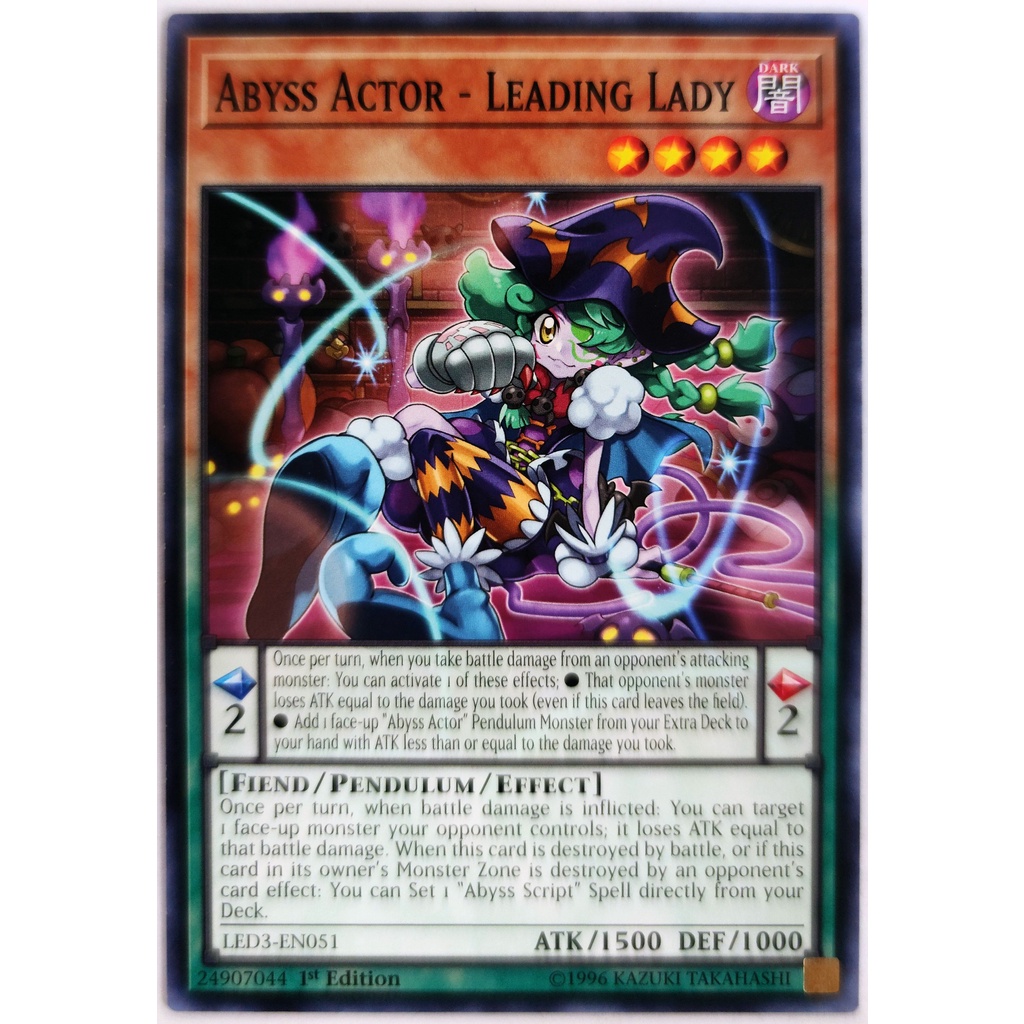 [Thẻ Yugioh] Abyss Actor - Leading Lady |EN| Common
