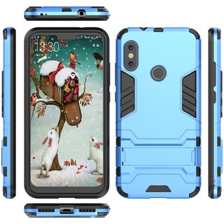 Ốp lưng Xiaomi Mi A2 Lite / Redmi 6 Pro iRON - MAN Nhựa PC cứng viền dẻo chống sốc - Xanh Dương