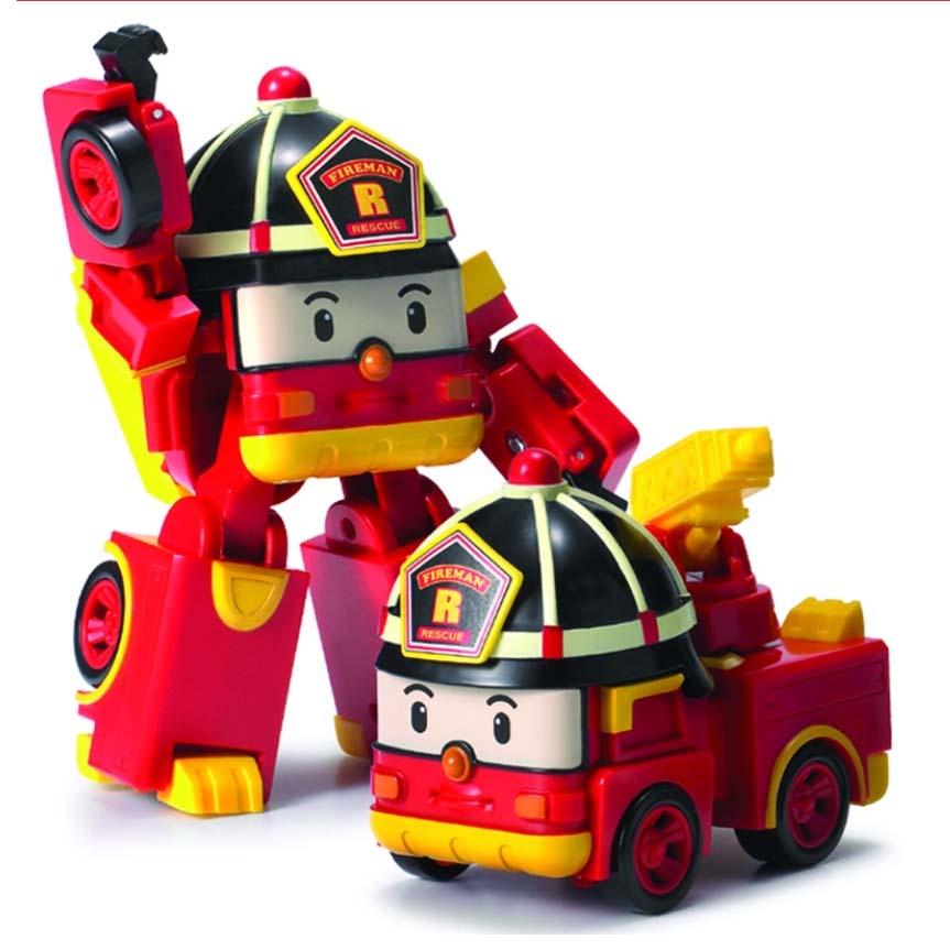 Bộ 4 xe Robocar poli xinh xắn đáng yêu - Đồ chơi sưu tập kích thích trí tưởng tượng và sự khéo léo