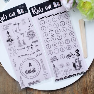 Sticker cạo vintage