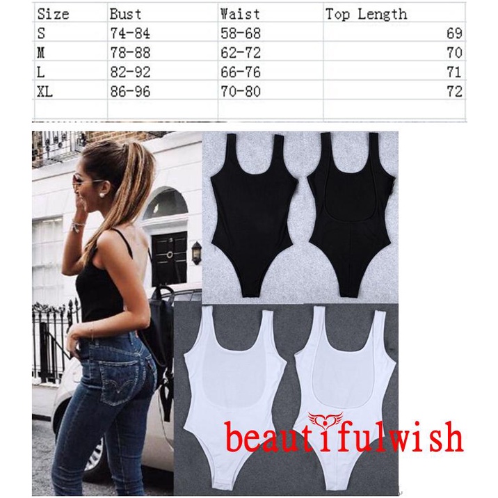 ☽Zh✿Áo liền quần Sát Nách Hở Lưng Thiết Kế Màu Trơn Thanh Lịch | BigBuy360 - bigbuy360.vn