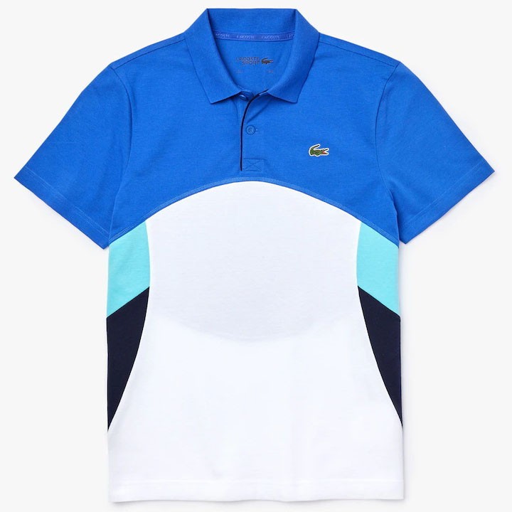 Áo Thể Thao Nam Cá Sấu Ngắn Tay Có Cổ Màu Xanh Bích Chất Vải COTTON LẠNH Co Giãn 2 Chiều Cao Cấp
