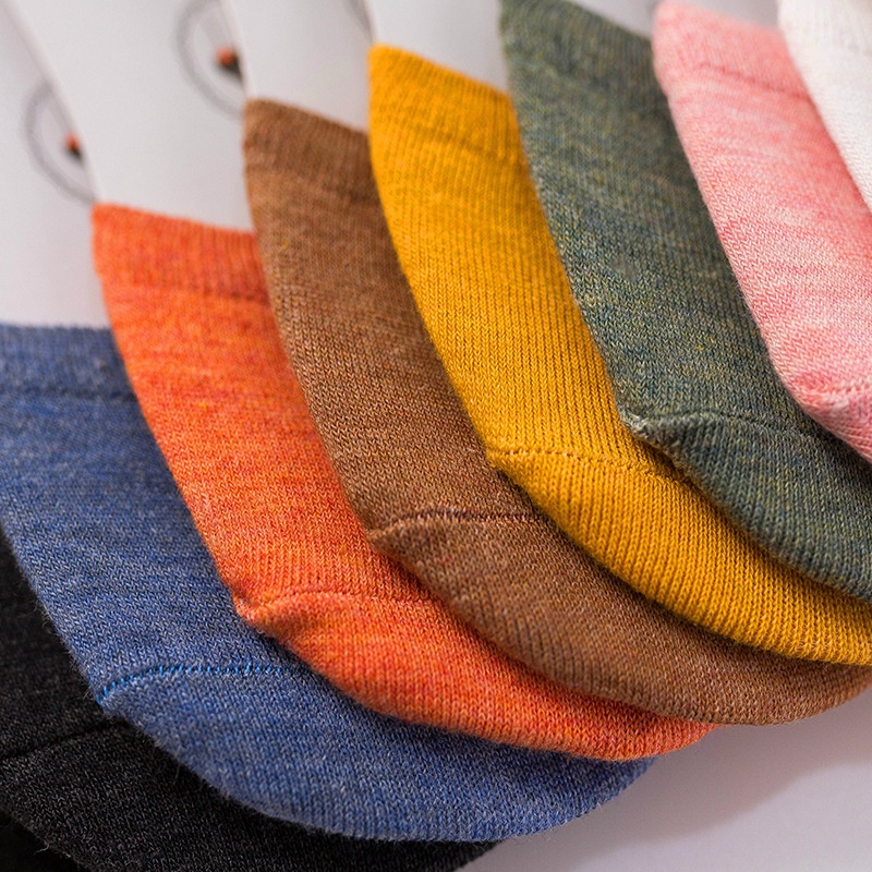 Vớ Cotton Mỏng Tàng Hình Màu Sắc Thời Trang Cho Nữ