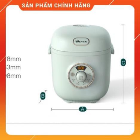 [Freeship] Nồi cơm điện Bear DFB-B12R1, dùng để nấu cơm, hâm nóng, hầm thức ăn, dung tích 1.2 lít