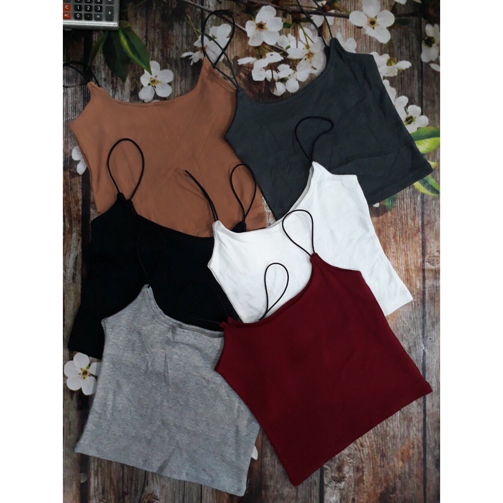 Áo thun croptop 2 dây-hình thật cuối album | BigBuy360 - bigbuy360.vn