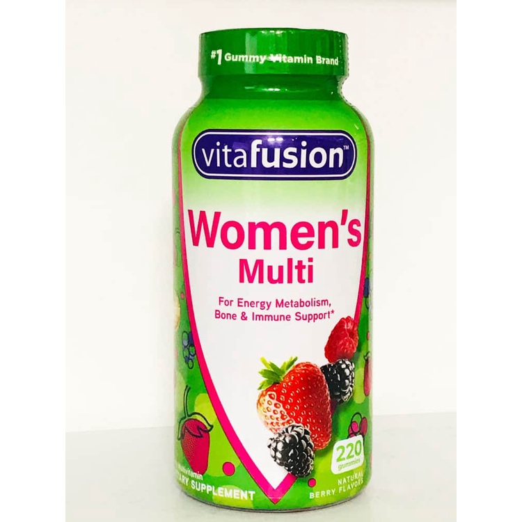 Kẹo dẻo Vitafusion Women’s Multivitamin 220 viên của Mỹ