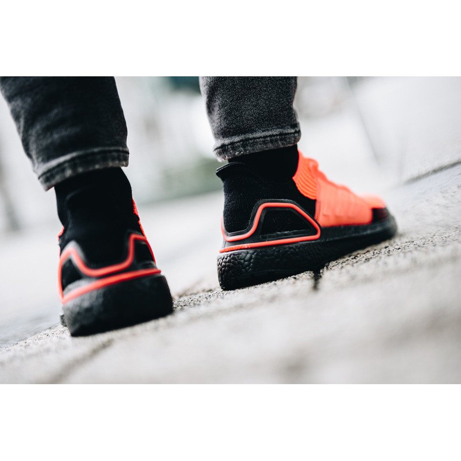 (AUTHENTIC 100%) Giày Sneaker Thể Thao Chạy Bộ Nam Adidas Ultra Boost 19 Solar Red Chính Hãng