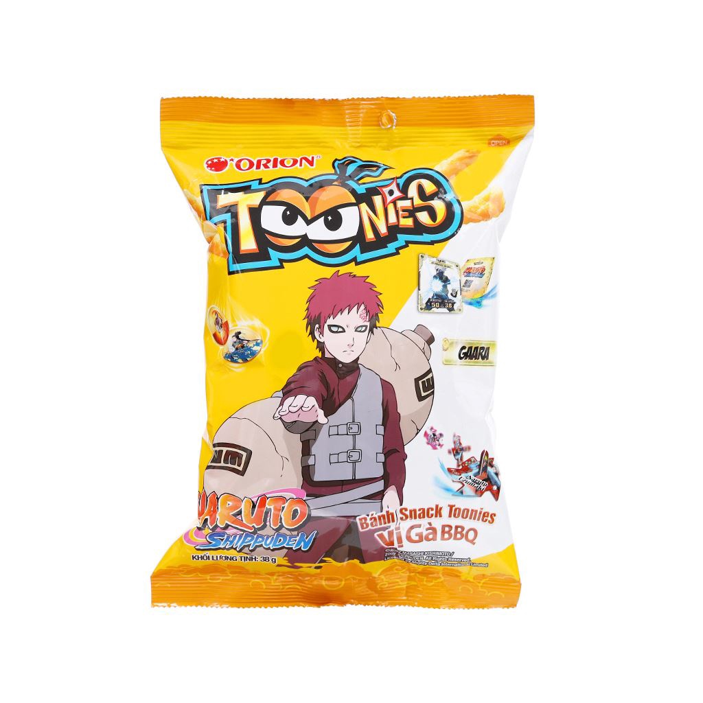 Snack Bắp Toonies Orion Các Vị Gói 38g (giao ngẫu nhiên)