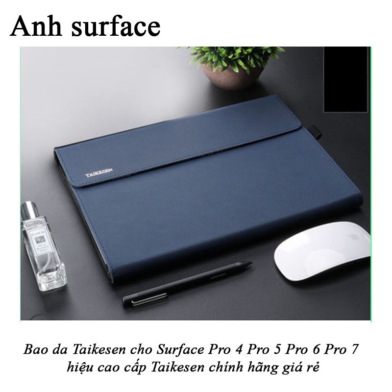 Bao da Taikesen cho Surface Pro 4 Pro 5 Pro 6 Pro 7 hiệu cao cấp Taikesen chính hãng giá rẻ