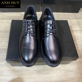 Giày đốc thấp cổ. giầy da nam buộc dây đế cao su cao cấp.bảo hành 12 tháng
