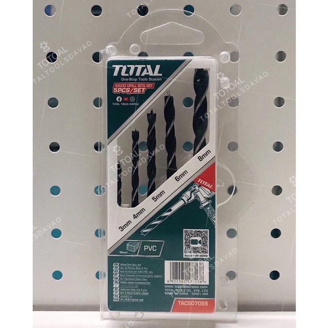 Bộ 5 Mũi Khoan Gỗ TOTAL TACSD7055