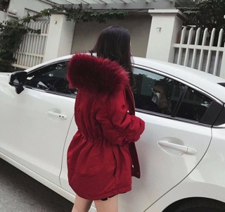 ÁO PARKA ĐỎ HÀNG QC LOẠI 1