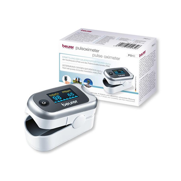 Máy đo khí máu và nhịp tim Beurer PO40