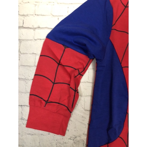 Bộ siêu nhân nhện dài tay tặng kèm mặt nạ cho bé, vải cotton tàu mềm đẹp cho bé 8-20kg