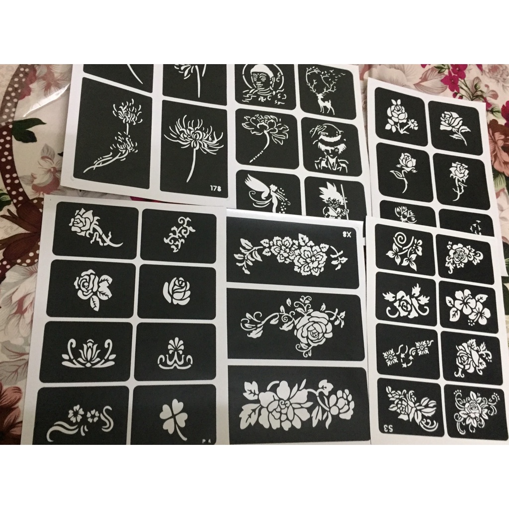 🔔✴️ Mực vẽ săm henna nhiều màu tự chọn phân loại  🔔✴️ ink