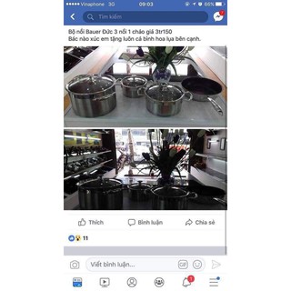 Bộ nồi Đức Bauer