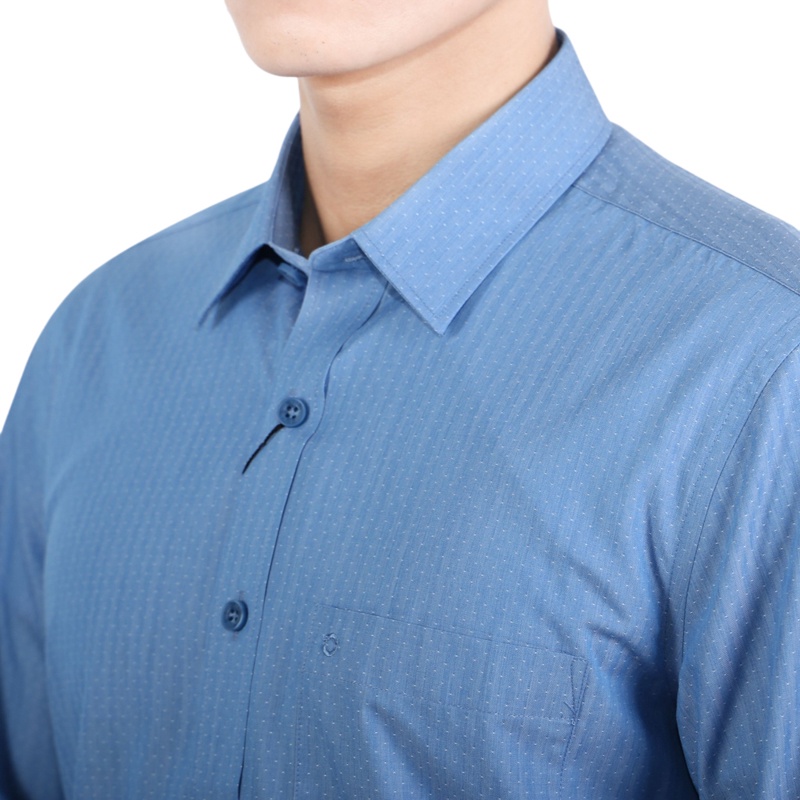 Áo sơ mi dài tay Nam Owen Bamboo Regular Fit màu Xanh nhạt - AR23312DT