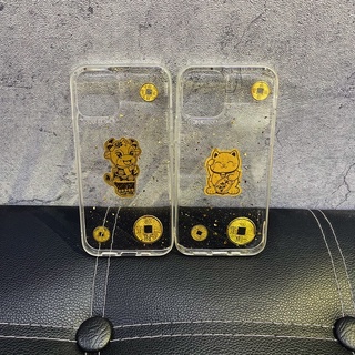 ốp lưng iphone mèo trâu mạ vàng thần tài 2021